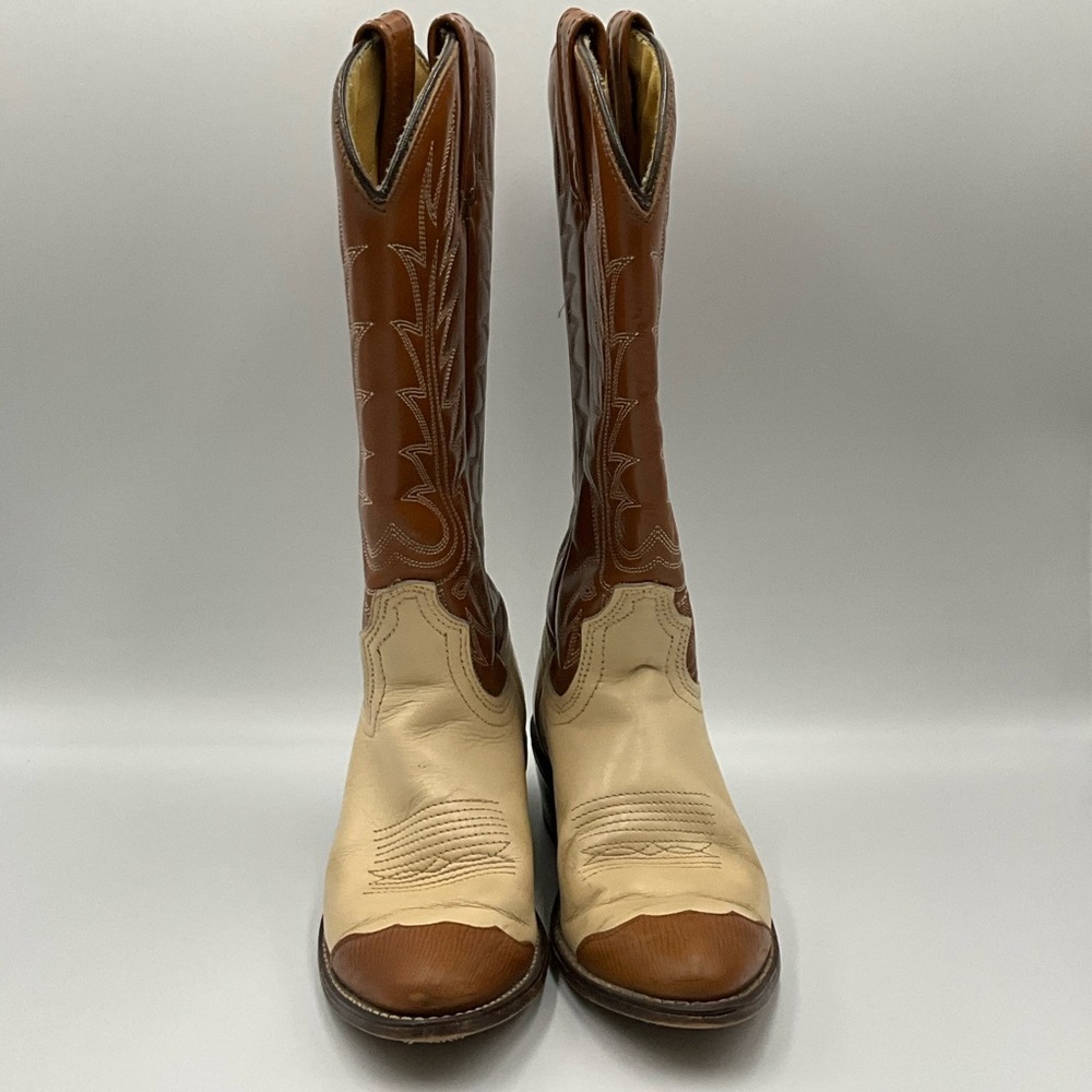 Acme Boots Size 5 Vintage Two Tone - Picture 4 of 7